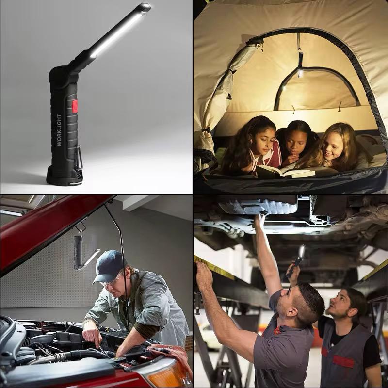 LED KFZ Arbeitsleuchte Akku Magnet Werkstattlampe Taschenlampe Handwerker Licht