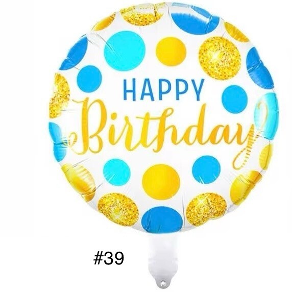 Folienballon 2er Pack Geburtstag Luftballons Happy Birthday Helium Ballon Dekoration