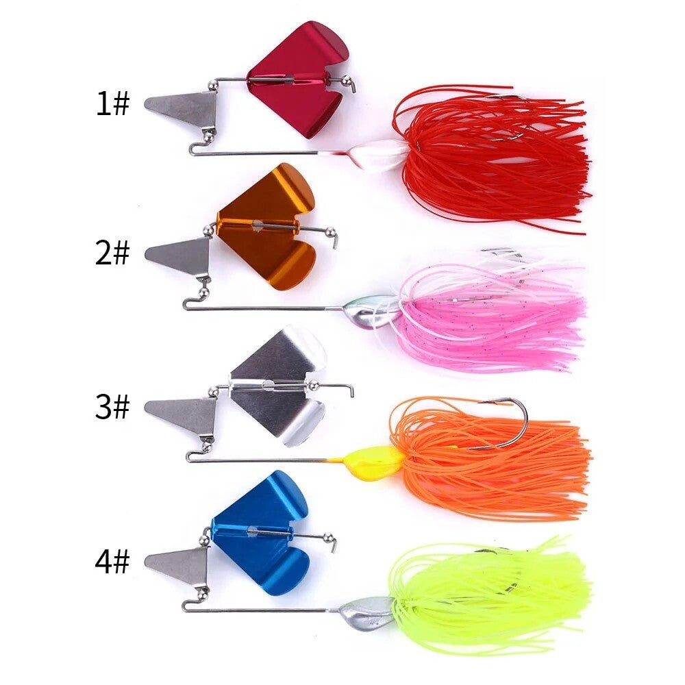 Spinnerbait Buzzbait Kunstköder 22 g mit Propeller-Vibration