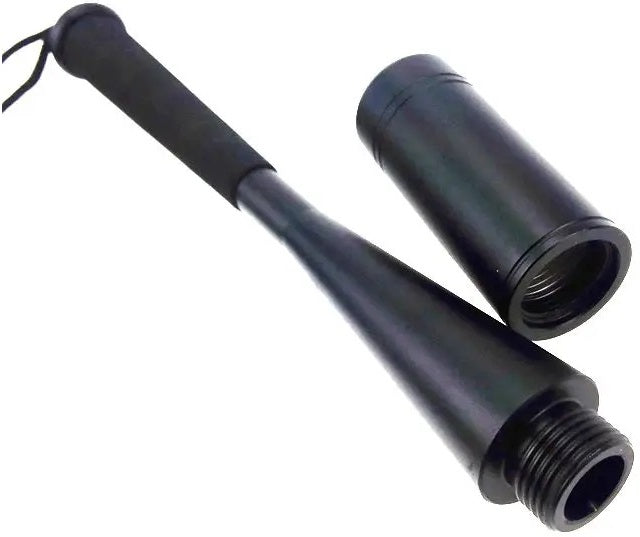 Aluminium Fischbetäuber 24,5 cm – schwarz eloxiert & aufschraubbar