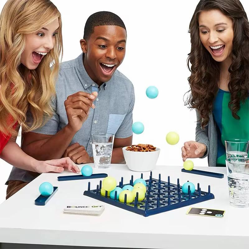 GAME BOUNCE Familien Party Spiel Tischspiel Gesellschaftsspiel Beer Off Bounce