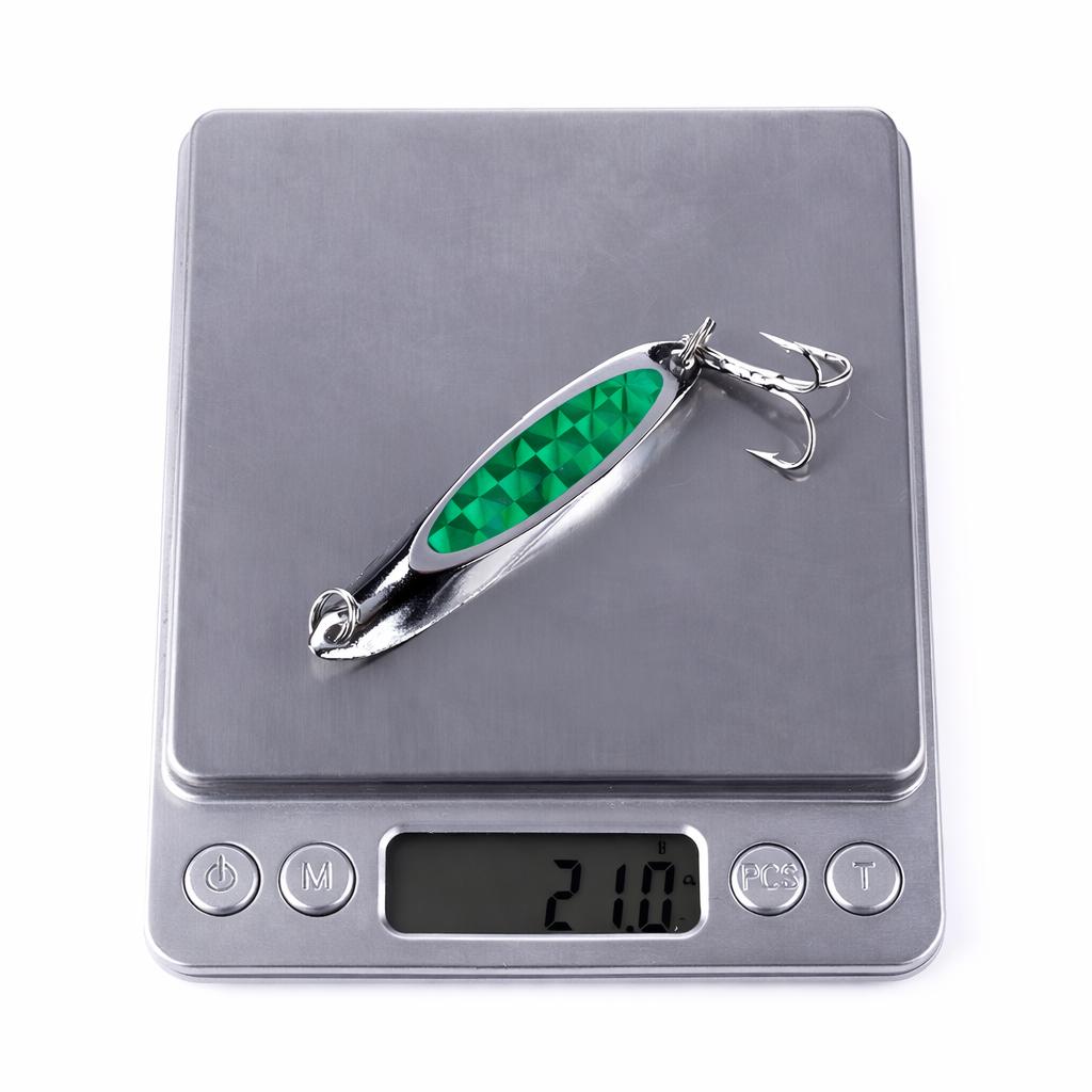Blinker 21g Spoon Köder - Metall Angelköder - Raubfisch Angeln - 5er Set mit Box
