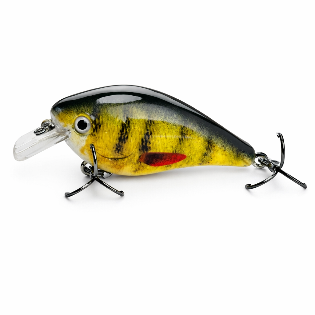 Crankbait Wobbler Set 5-teilig – 6cm 12g Kunstköder mit Box & Snaps
