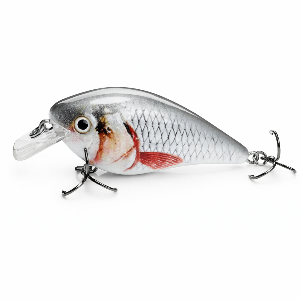 Crankbait Wobbler Set 5-teilig – 6cm 12g Kunstköder mit Box & Snaps