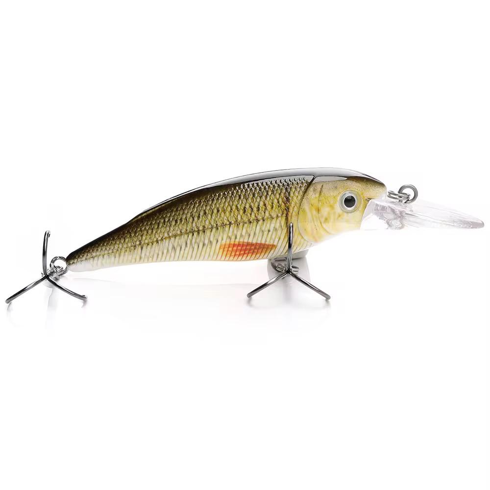 Minnow Wobbler Set 5 Kunstköder mit Box Raubfisch Köder für Hecht, Barsch & co