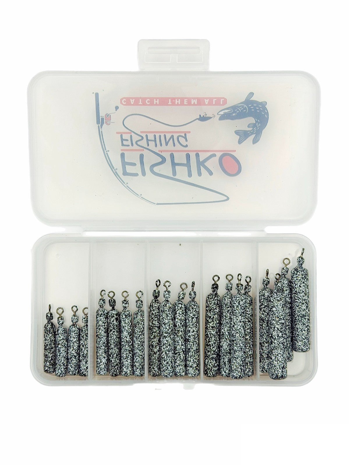 Free Rig Blei Gewichte Box Set von Hand Beschichtet Tarnfarben Tungsten Style