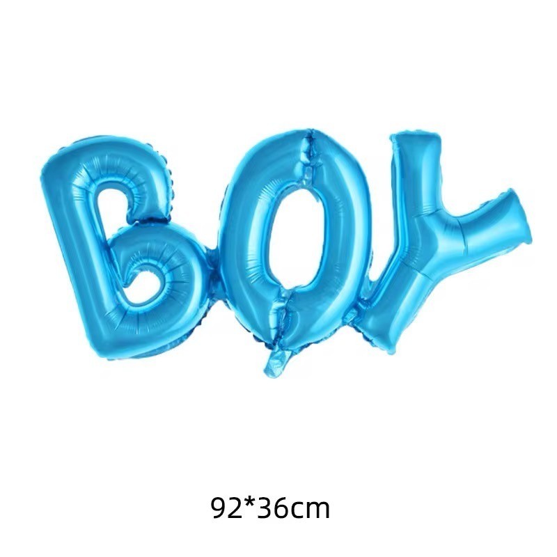 Gender Reveal Baby Party It´s a Girl or Boy Deko Set Junge Mädchen Luft Ballons