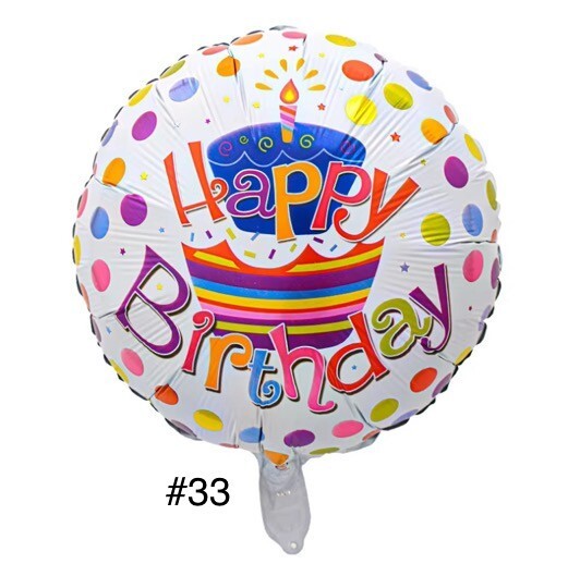 Folienballon 2er Pack Geburtstag Luftballons Happy Birthday Helium Ballon Dekoration