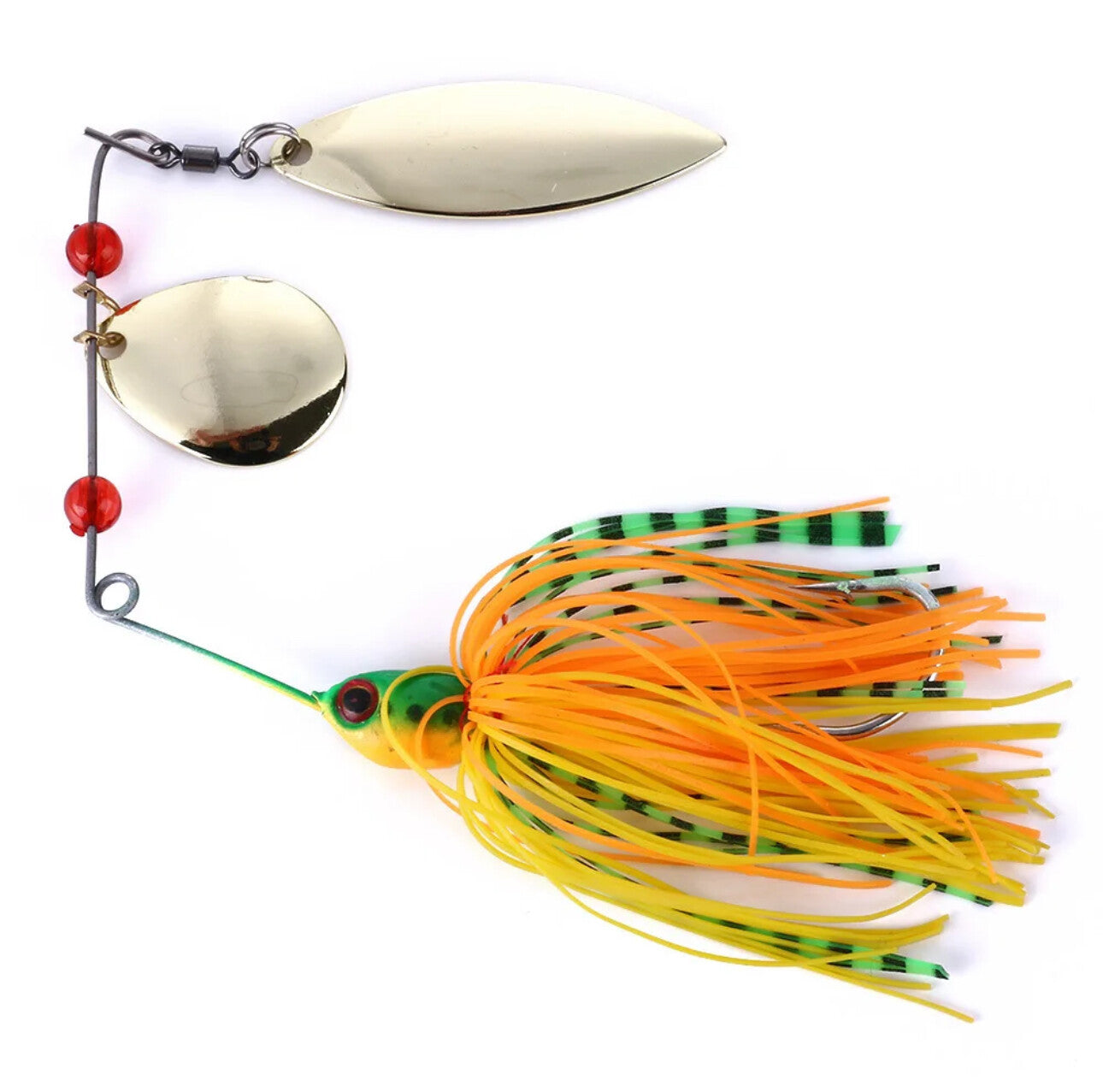 Spinnerbait Chatterbait Kunstköder Set – Silikon Skirt Spinner Köder Raubfisch