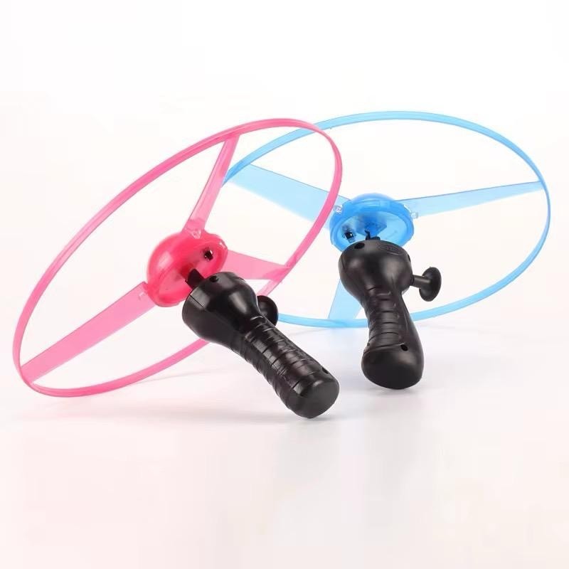 LED Propeller 3er Set leuchtendes Flugkreisel Spielzeug mit Starter für Kinder