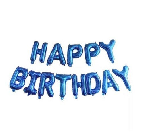 HAPPY BIRTHDAY GIRLANDE Geburtstag Luftballons / Folienballon Party Deko Ballon