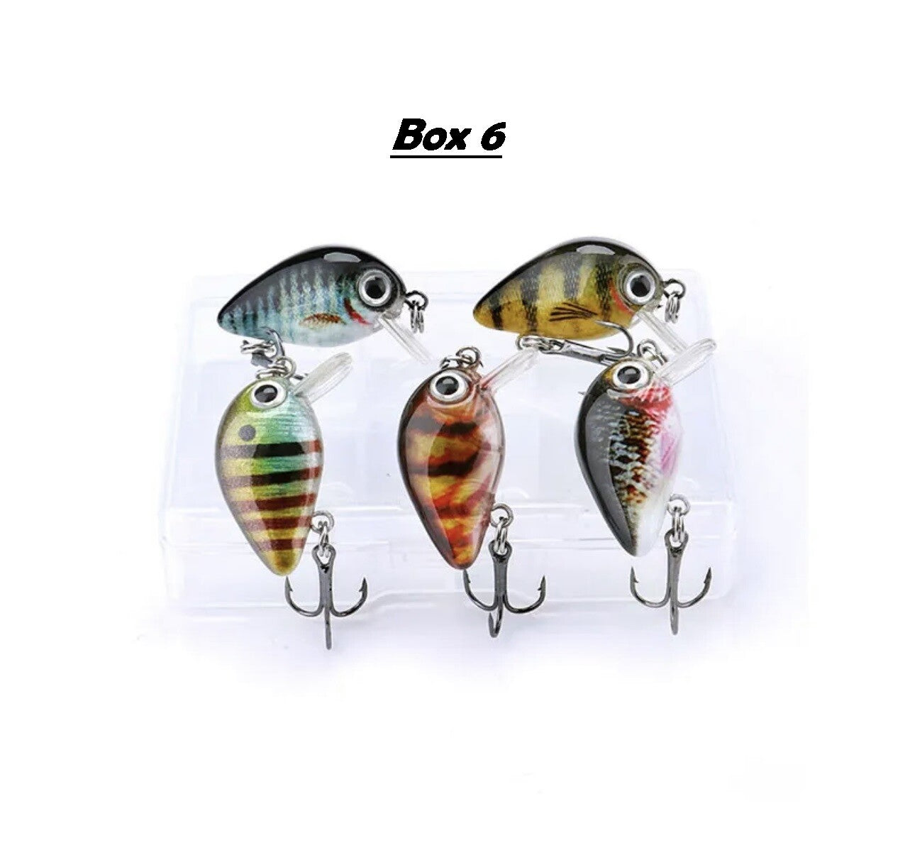 Mini Wobbler Set zum UL Angeln Crankbait Kunstköder für Forelle, Barsch & co
