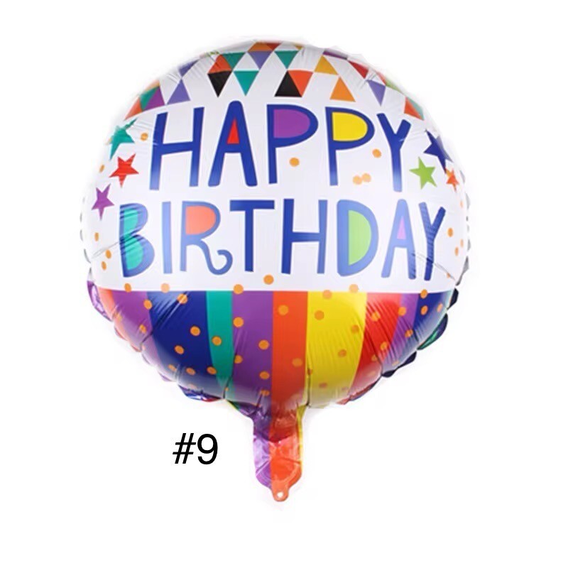 Folienballon 2er Pack Geburtstag Luftballons Happy Birthday Helium Ballon Dekoration