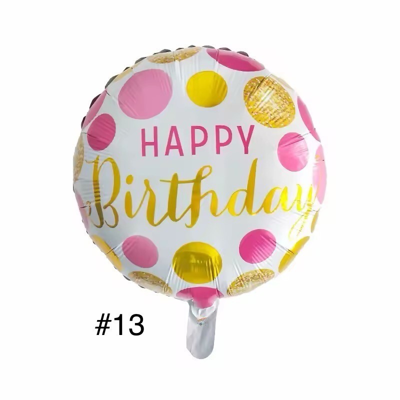 Folienballon 2er Pack Geburtstag Luftballons Happy Birthday Helium Ballon Dekoration