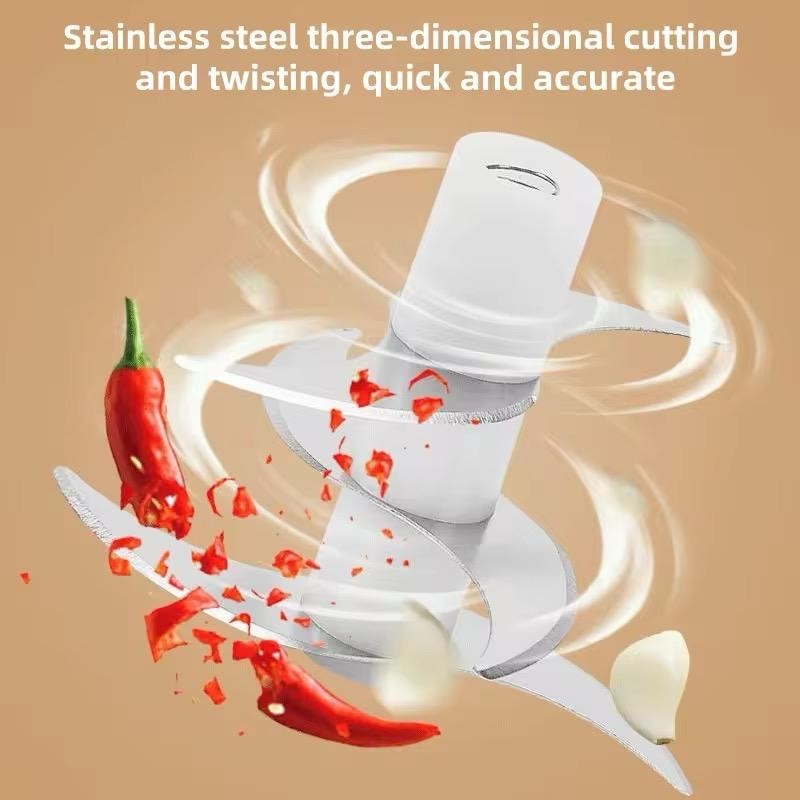 Elektrischer Knoblauch Zerkleinerer 250ml Mini Mixer USB wiederaufladbar