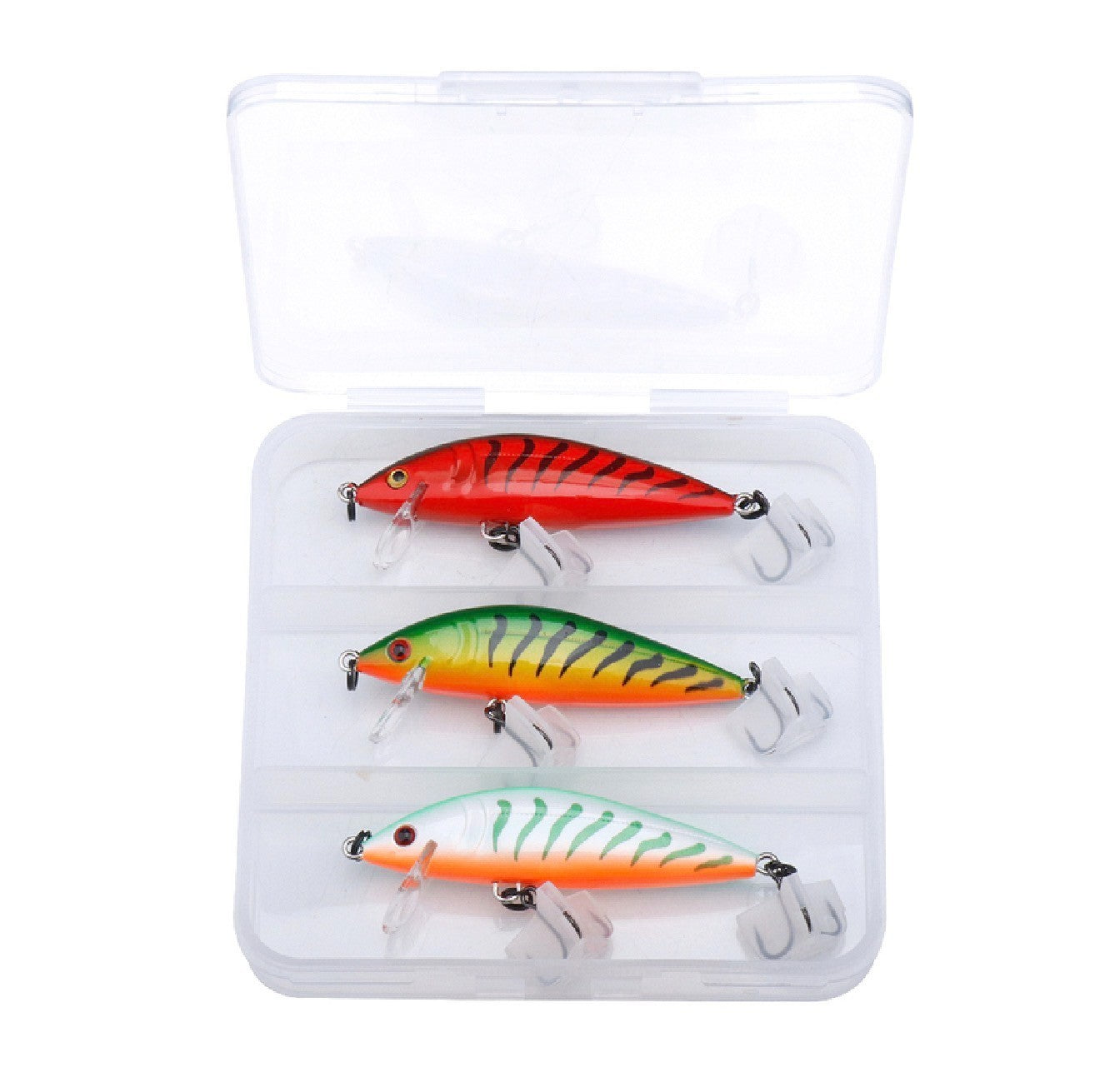 Wobbler Set 3 Stück 70mm 10g Minnow Kunstköder Forelle Barsch Raubfisch Angeln