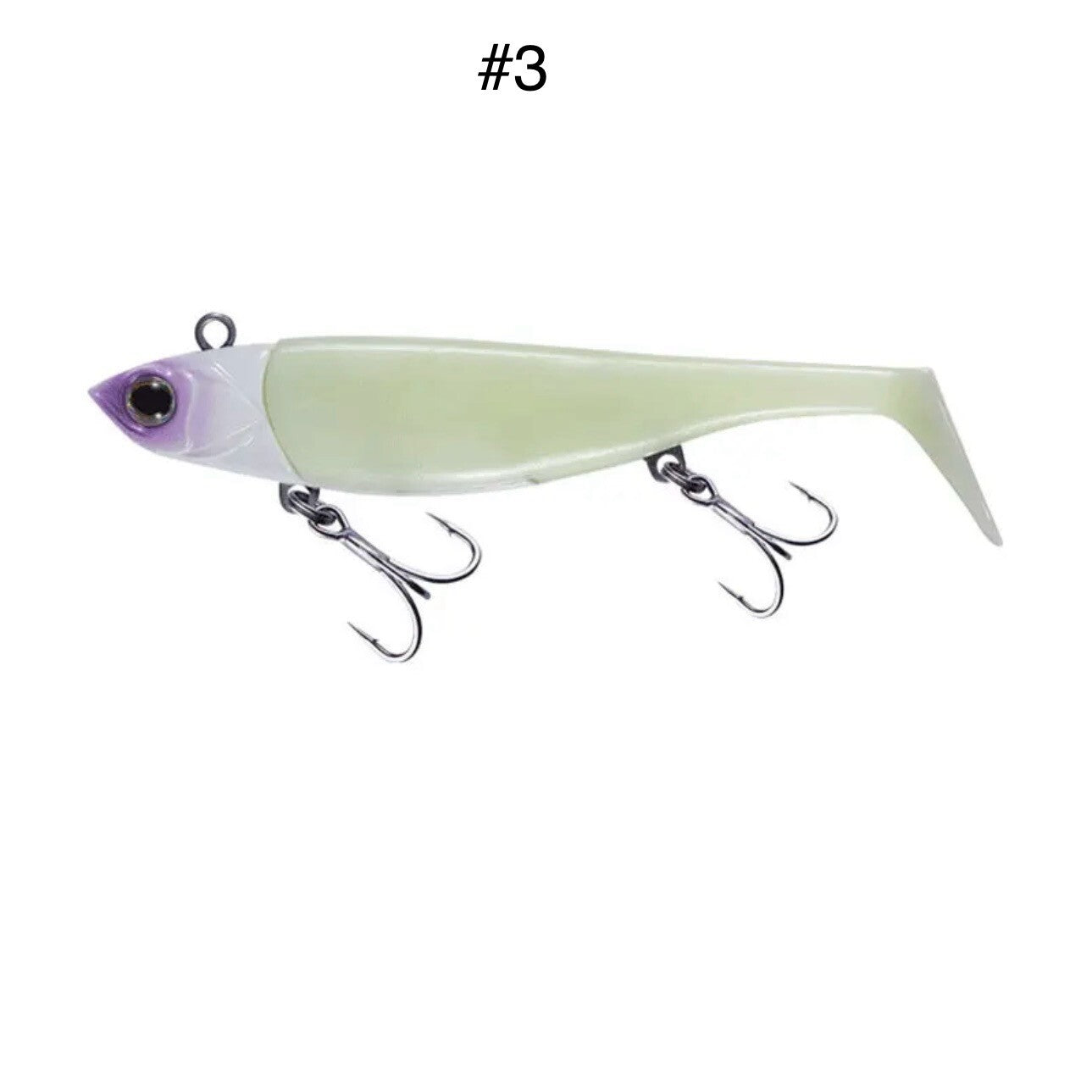 Gummifisch mit Blei Kopf 95mm 22,4g Angelköder Raubfisch Köder Hecht Barsch