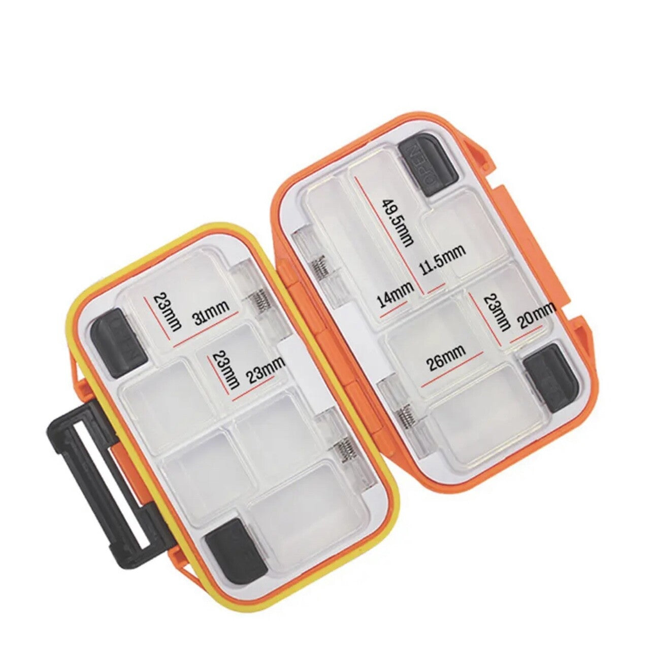 Wasserdichte Kleinteile Box mit 12 Fächern – Tackle Box