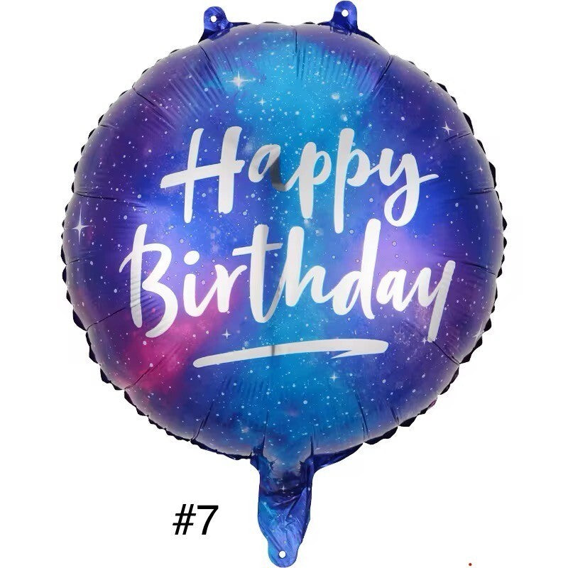 Folienballon 2er Pack Geburtstag Luftballons Happy Birthday Helium Ballon Dekoration