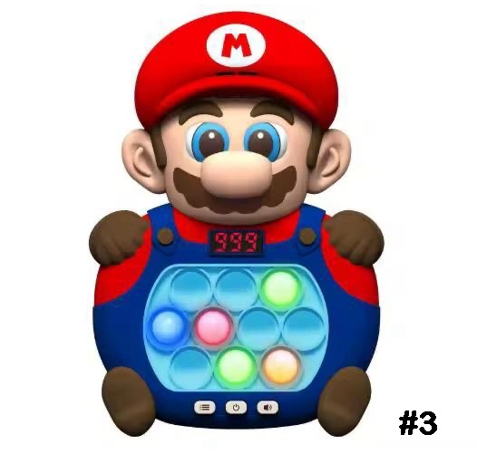 Pop It Spielzeug LED & Sound – 999 Level Elektrisch Knopf Drück Push Game Kinder