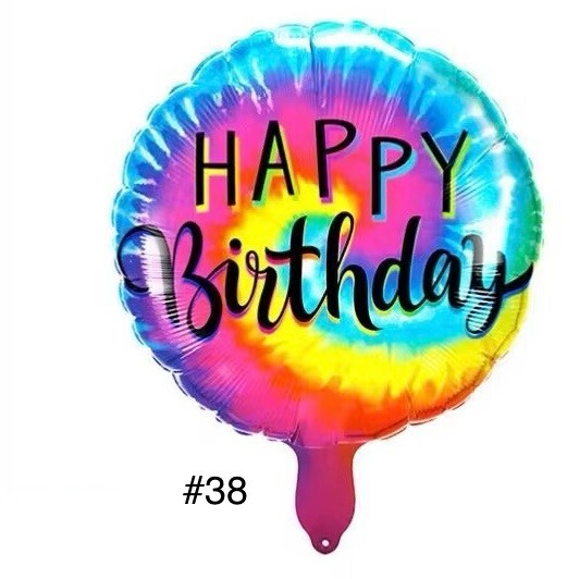 Folienballon 2er Pack Geburtstag Luftballons Happy Birthday Helium Ballon Dekoration