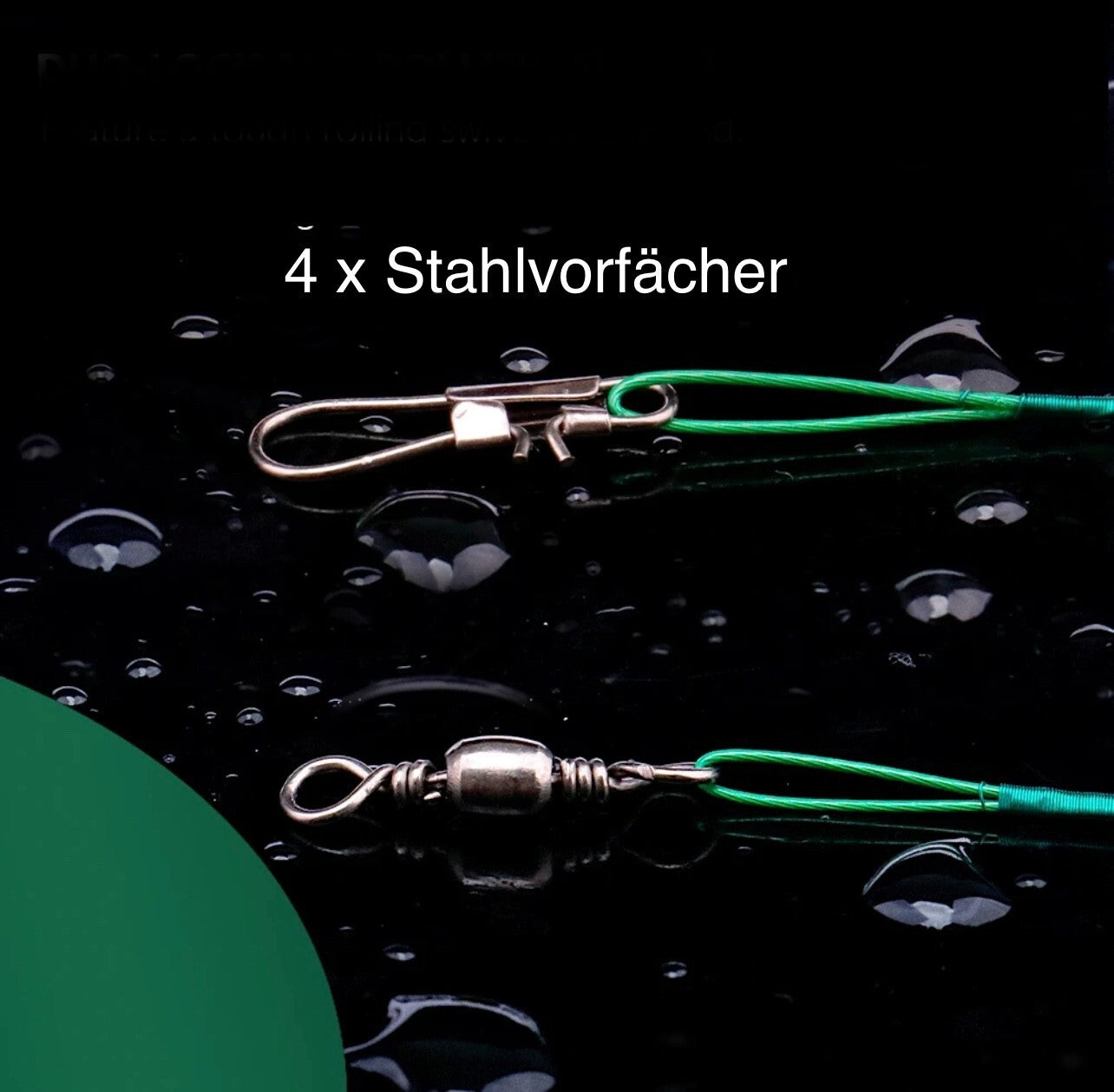 Swimbait Set 4-teilig mit Box – realistische Raubfischköder