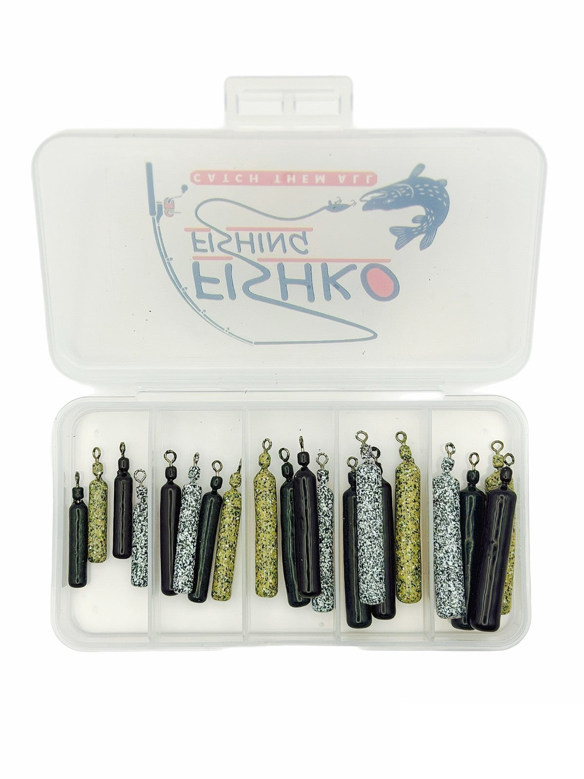 Free Rig Blei Gewichte Box Set von Hand Beschichtet Tarnfarben Tungsten Style