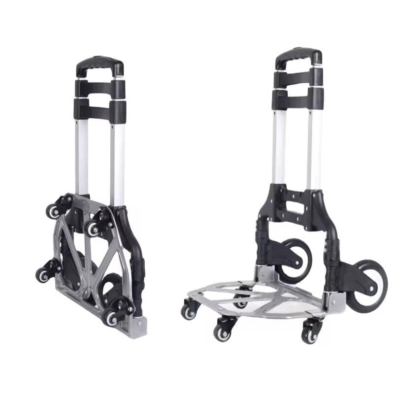 Sackkarre klappbar Einkaufs Trolley faltbar 6 Räder Transportwagen Gratis Tasche