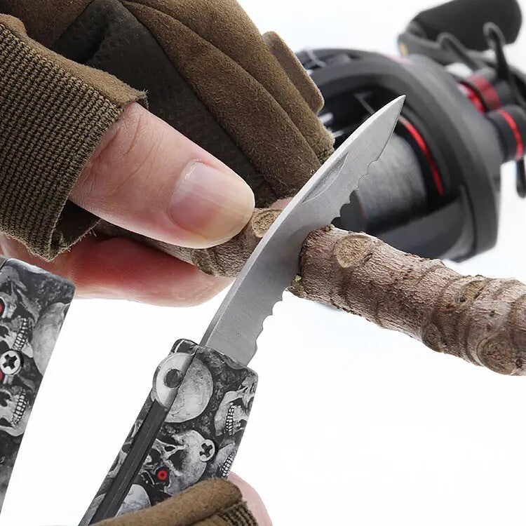 Multifunktions Angelzange mit Messer & Säge inkl. Tasche & Flexband