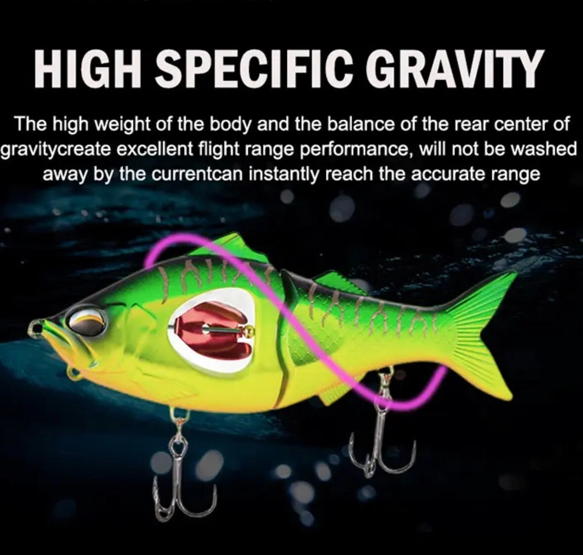 Swimbait Angelköder mit Spinner – Realistischer Kunstköder für Raubfische