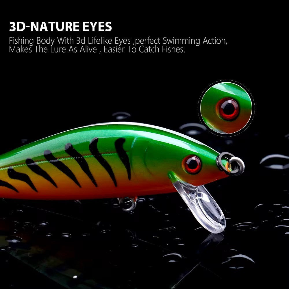 Wobbler Set 3 Stück 70mm 10g Minnow Kunstköder Forelle Barsch Raubfisch Angeln