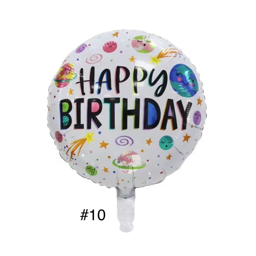 Folienballon 2er Pack Geburtstag Luftballons Happy Birthday Helium Ballon Dekoration