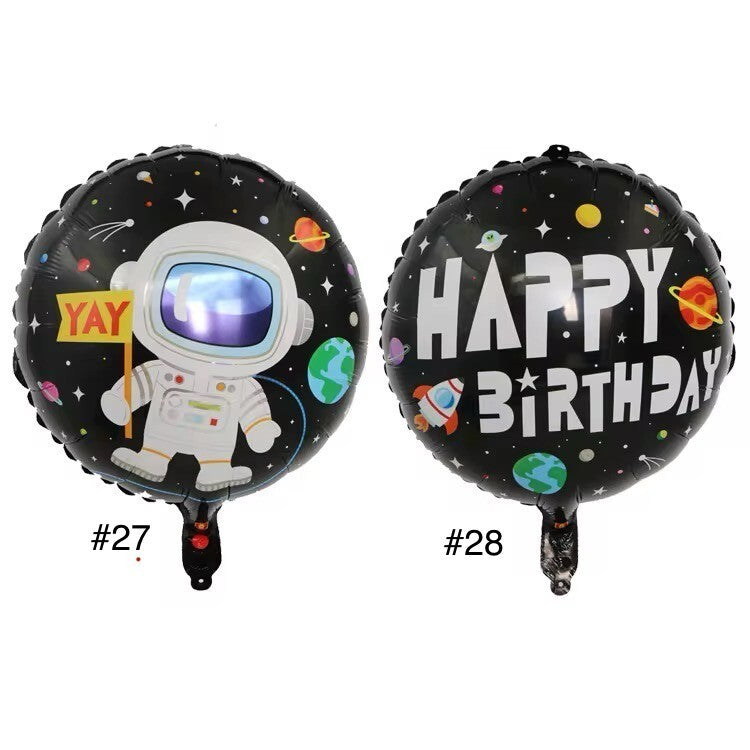 Folienballon 2er Pack Geburtstag Luftballons Happy Birthday Helium Ballon Dekoration