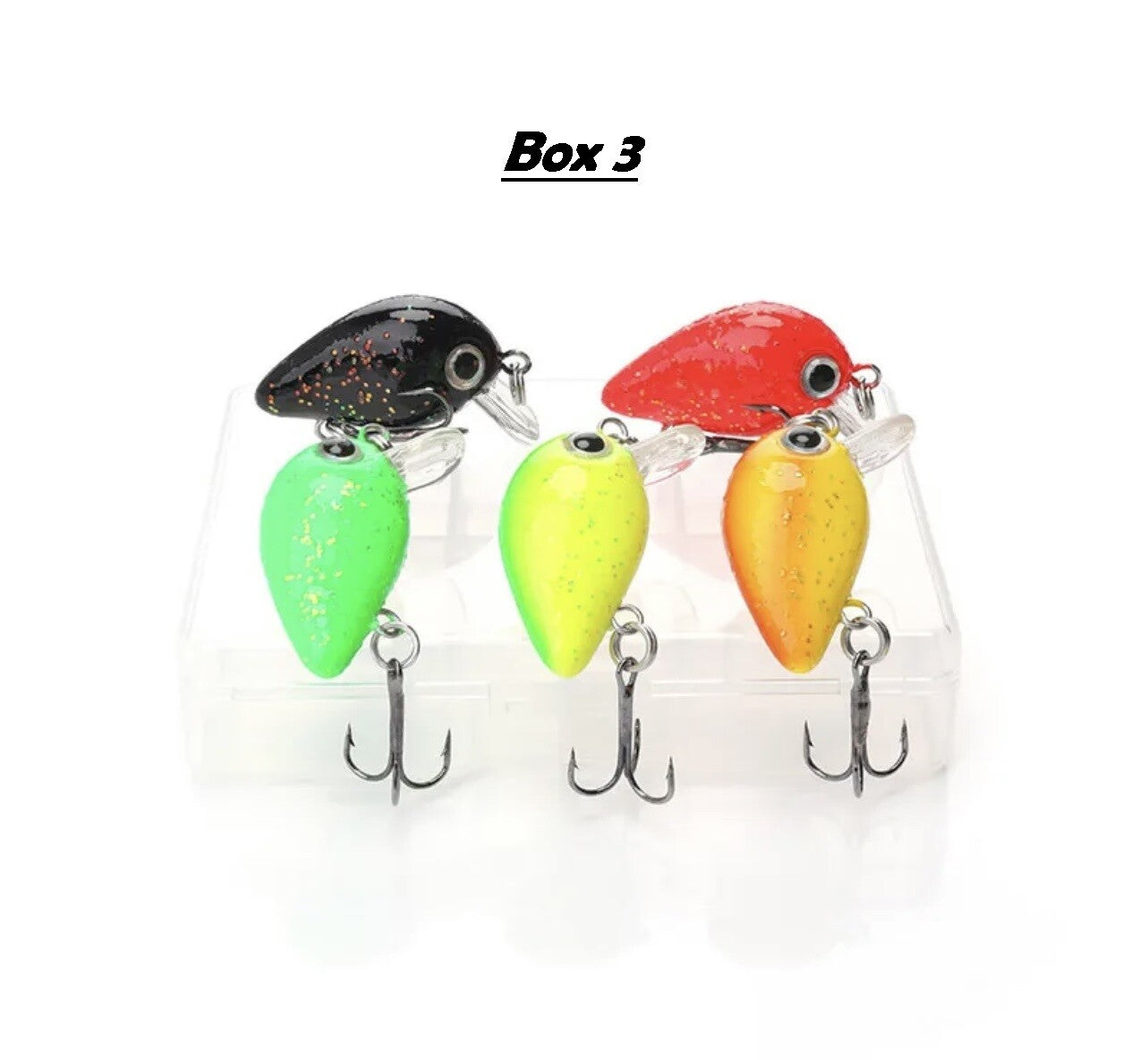 Mini Wobbler Set zum UL Angeln Crankbait Kunstköder für Forelle, Barsch & co