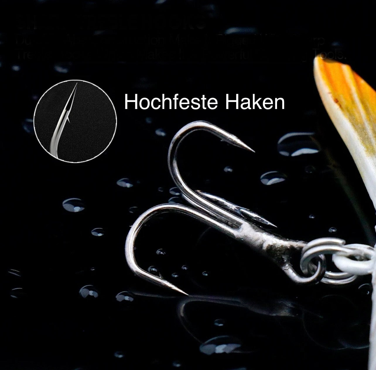 Swimbait Set 4-teilig mit Box – realistische Raubfischköder