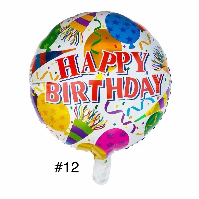 Folienballon 2er Pack Geburtstag Luftballons Happy Birthday Helium Ballon Dekoration