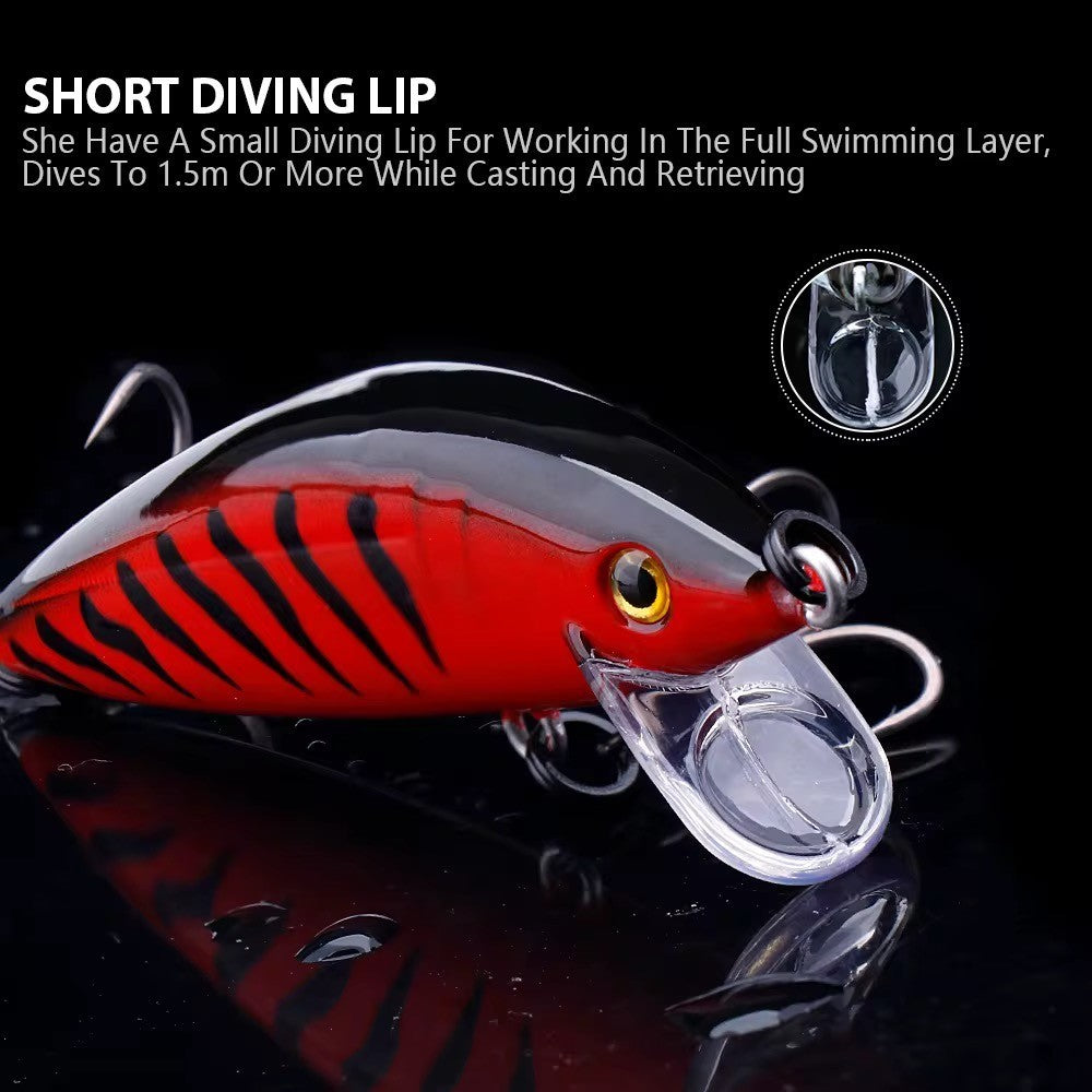 Wobbler Set 3 Stück 70mm 10g Minnow Kunstköder Forelle Barsch Raubfisch Angeln