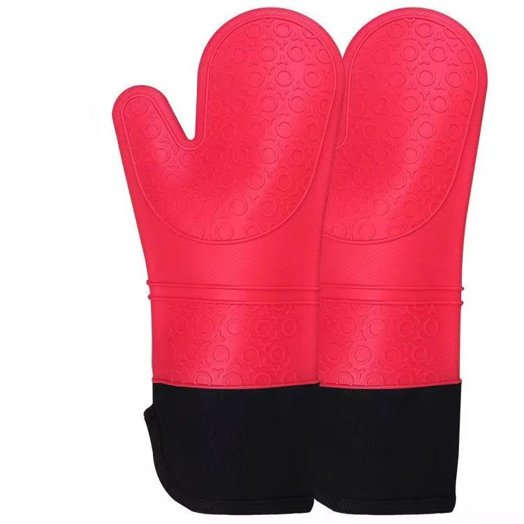Ofenhandschuhe Silikon Backofen Handschuhe Küche BPA Frei Grillen Kochen & Backen