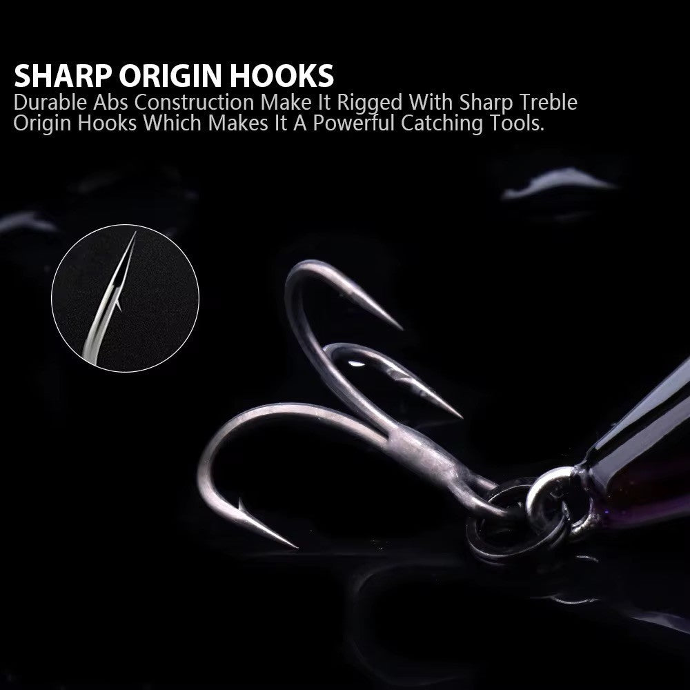 Wobbler Set 3 Stück 70mm 10g Minnow Kunstköder Forelle Barsch Raubfisch Angeln