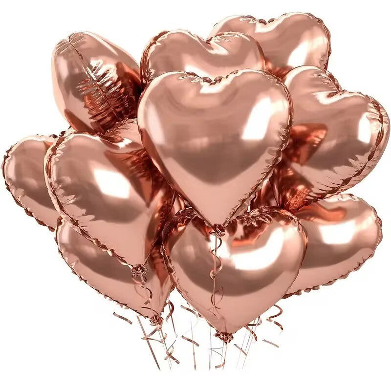 Luftballon Herzen 45 cm Luftballons Herz Helium Ballon Folienballon Deko Party