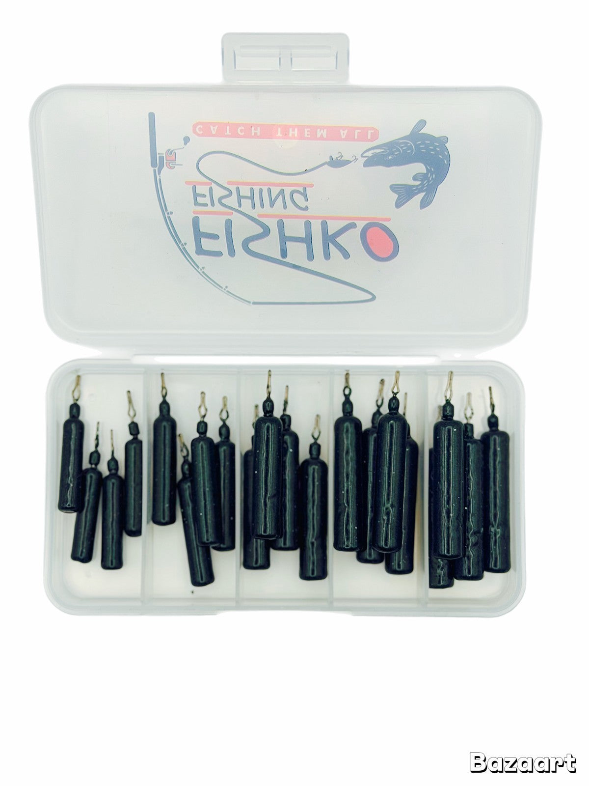 Drop Shot Blei Gewichte Box Set von Hand Beschichtet Tarnfarben im "Tungsten Style"