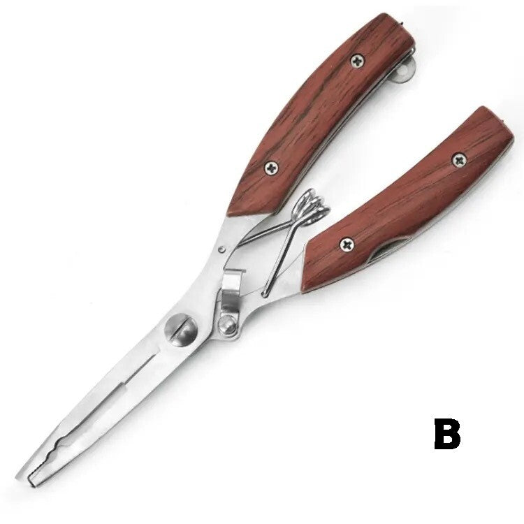 Multifunktions Angelzange mit Messer & Säge inkl. Tasche & Flexband