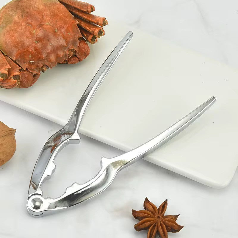 Edelstahl Nussknacker & Krustentierzange 15cm – Walnuss Haselnuss Hummer Zange