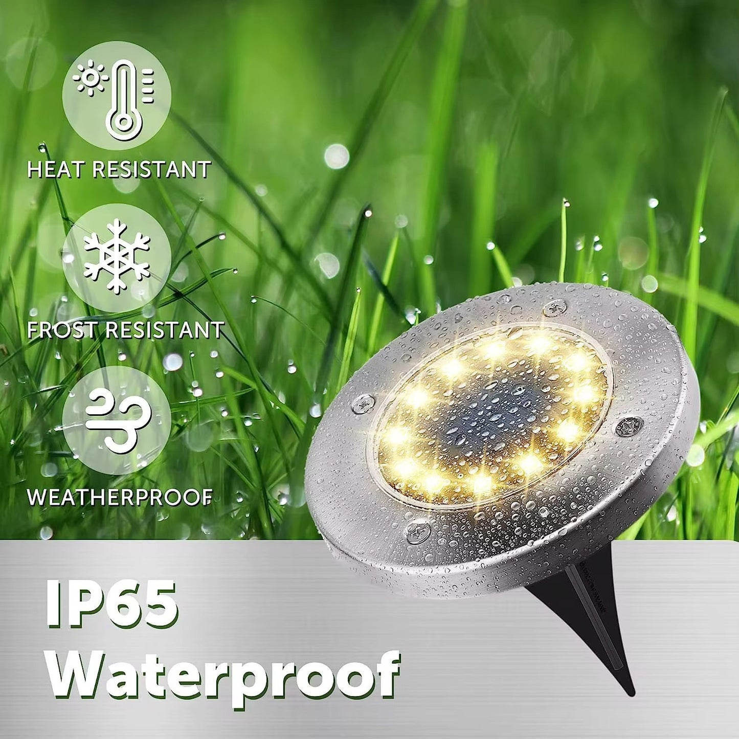 Solar Bodenleuchten 4/8/12er Set LED Edelstahl Garten Weg Beleuchtung warm/kalt