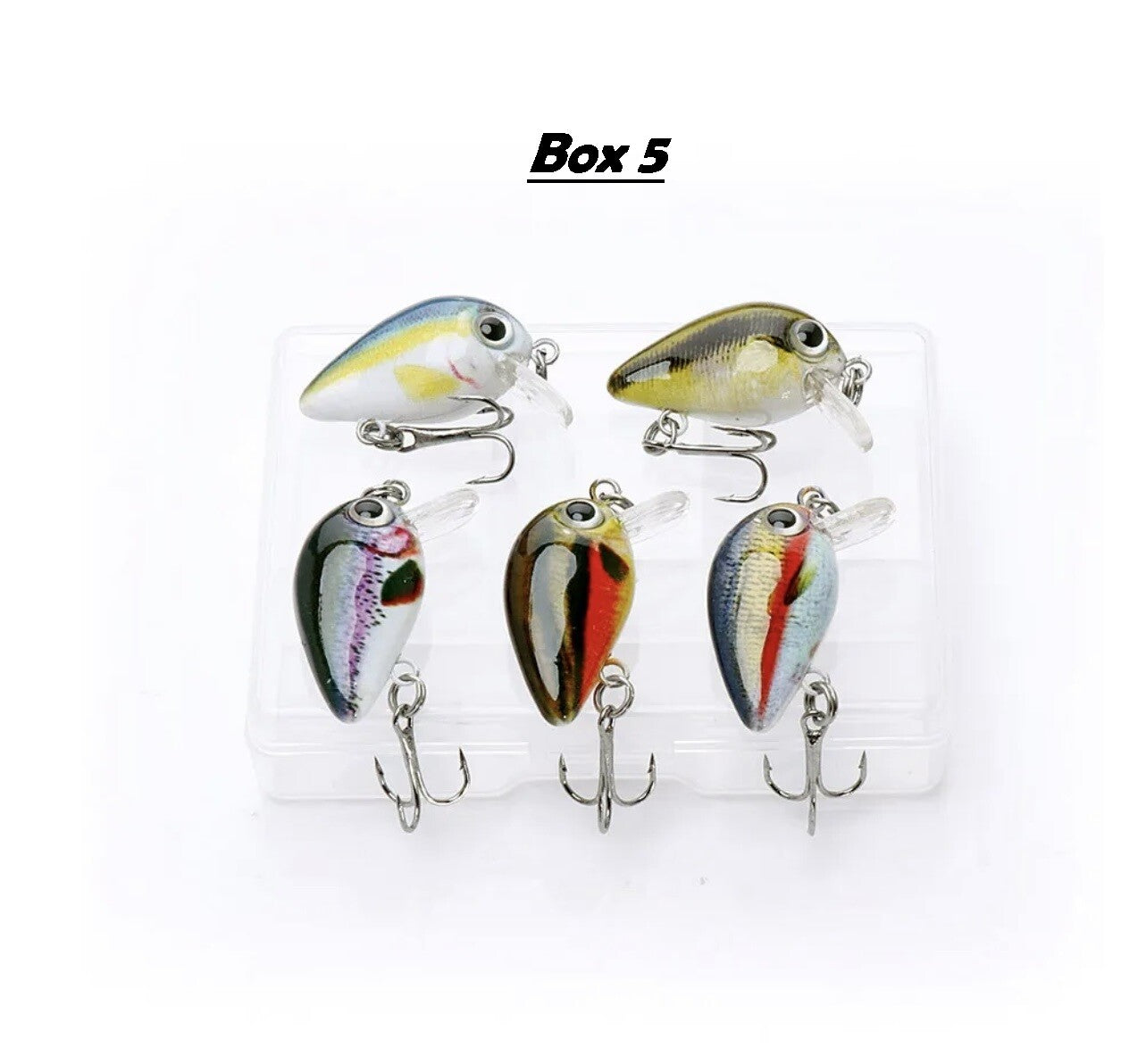 Mini Wobbler Set zum UL Angeln Crankbait Kunstköder für Forelle, Barsch & co