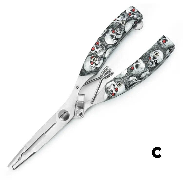 Multifunktions Angelzange mit Messer & Säge inkl. Tasche & Flexband