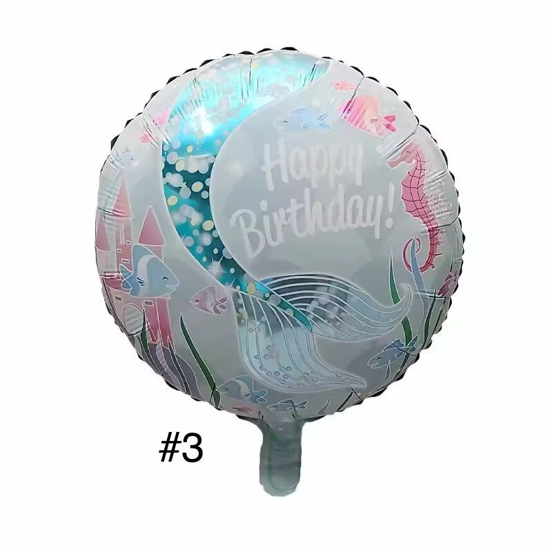 Folienballon 2er Pack Geburtstag Luftballons Happy Birthday Helium Ballon Dekoration