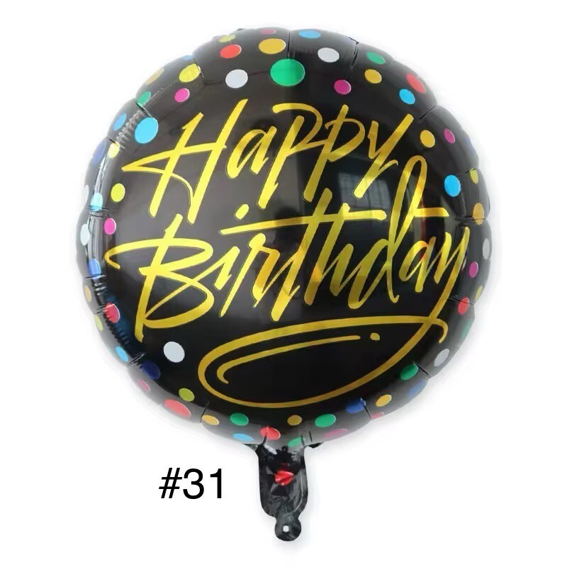 Folienballon 2er Pack Geburtstag Luftballons Happy Birthday Helium Ballon Dekoration