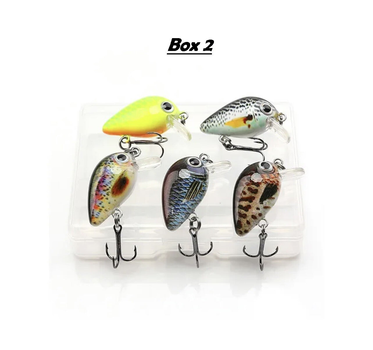 Mini Wobbler Set zum UL Angeln Crankbait Kunstköder für Forelle, Barsch & co