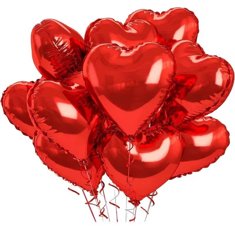 Luftballon Herzen 45 cm Luftballons Herz Helium Ballon Folienballon Deko Party